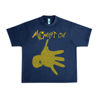 Navy Midnight Oil colour Urban Heavy Tee - linhVisuals