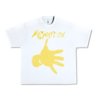 White Midnight Oil colour Urban Heavy Tee - linhVisuals