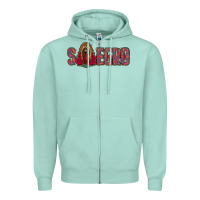 Seafoam Suegro Our Lady Of Guadalupe Zipper Hoodie - Jasminsmagicworld