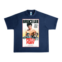 Navy fist of fury by bruce Urban Heavy Tee - linhVisuals