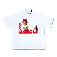 White ll cool j Urban Heavy Tee - linhVisuals