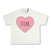 Pistachio i heart steak Urban Heavy Tee - linhVisuals