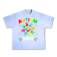 Grape Ice autistic auntie puzzle support family autism awareness sweatshirt Urban Heavy Tee - linhVisuals