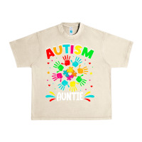 Sandshell autistic auntie puzzle support family autism awareness sweatshirt Urban Heavy Tee - linhVisuals