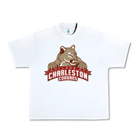 White charleston cougars Urban Heavy Tee - linhVisuals