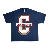 Navy charleston cougars Urban Heavy Tee - linhVisuals