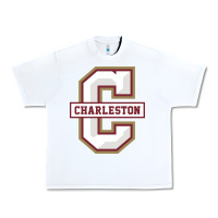 White charleston cougars Urban Heavy Tee - linhVisuals