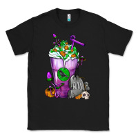 Halloween Cold Drink Frappe With Tombstone Classic Tee | Teevron