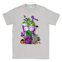 Moon Dust Halloween Cold Drink Frappe With Tombstone Classic Tee - FaDigitalArtStudio