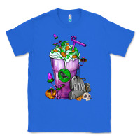 True Royal Halloween Cold Drink Frappe With Tombstone Classic Tee - FaDigitalArtStudio