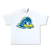 White delaware blue hens Urban Heavy Tee - linhVisuals
