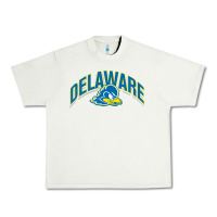 Pistachio delaware blue hens Urban Heavy Tee - linhVisuals
