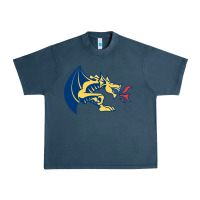 Midnight Navy drexel dragons Urban Heavy Tee - linhVisuals