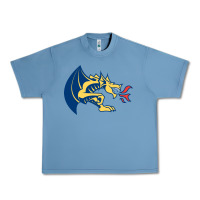 Pebble Blue drexel dragons Urban Heavy Tee - linhVisuals