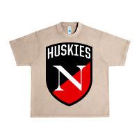 French Oak northeastern huskies Urban Heavy Tee - linhVisuals