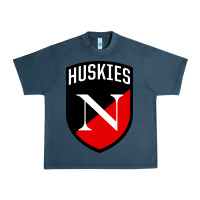 Midnight Navy northeastern huskies Urban Heavy Tee - linhVisuals