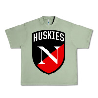 Oil Green northeastern huskies Urban Heavy Tee - linhVisuals