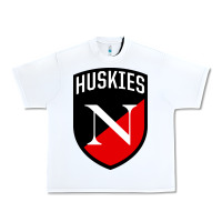 White northeastern huskies Urban Heavy Tee - linhVisuals