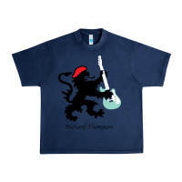 Navy richard thompson (fairport convention) Urban Heavy Tee - linhVisuals
