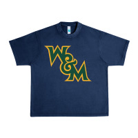Navy william & mary tribe Urban Heavy Tee - linhVisuals