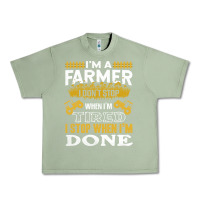 Oil Green farmer Urban Heavy Tee - linhVisuals