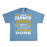 Pebble Blue farmer Urban Heavy Tee - linhVisuals