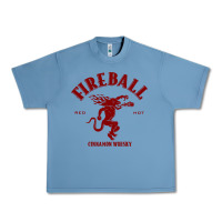 Pebble Blue vintag fireball   whisky Urban Heavy Tee - linhVisuals