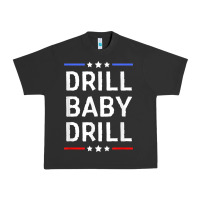 Pigment Black drill baby drill t shirt support usa energy independence t shirt Urban Heavy Tee - linhVisuals