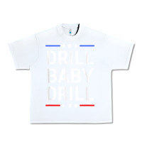 White drill baby drill t shirt support usa energy independence t shirt Urban Heavy Tee - linhVisuals