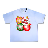Grape Ice merry christmas ball Urban Heavy Tee - CowhideDigitalArt