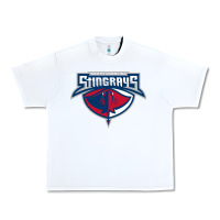 White south carolina stingrays Urban Heavy Tee - linhVisuals