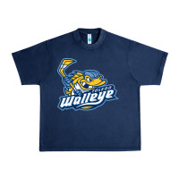 Navy toledo walleye Urban Heavy Tee - linhVisuals