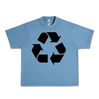 Pebble Blue Recycle Urban Heavy Tee - linhVisuals