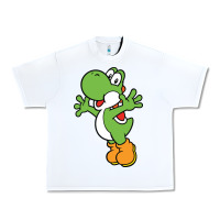 White yoshi Urban Heavy Tee - linhVisuals
