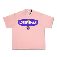 Salmon LSU Louisianimals Urban Heavy Tee - linhVisuals