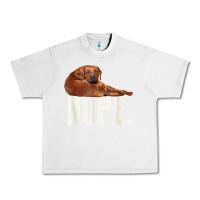 Lunar Rock nope lazy rhodesian ridgeback t shirt dog lover gift tee Urban Heavy Tee - linhVisuals