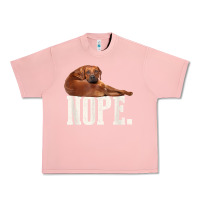 Salmon nope lazy rhodesian ridgeback t shirt dog lover gift tee Urban Heavy Tee - linhVisuals
