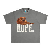 Tornado nope lazy rhodesian ridgeback t shirt dog lover gift tee Urban Heavy Tee - linhVisuals