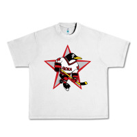 Red Penguin 1990's Russian Urban Heavy Tee | Teevron