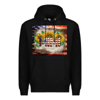Black patriotic mimi tumbler Premium Hoodie - BarkalooDesign