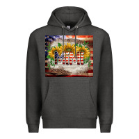 Charcoal Heather patriotic mimi tumbler Premium Hoodie - BarkalooDesign