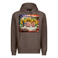 Coffee patriotic mimi tumbler Premium Hoodie - BarkalooDesign