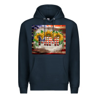 Navy patriotic mimi tumbler Premium Hoodie - BarkalooDesign