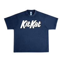 Navy KitKat Vintage Urban Heavy Tee - linhVisuals