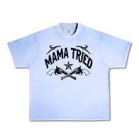 Grape Ice mama tried guns Urban Heavy Tee - linhVisuals