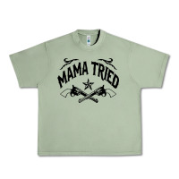 Oil Green mama tried guns Urban Heavy Tee - linhVisuals