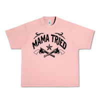 Salmon mama tried guns Urban Heavy Tee - linhVisuals