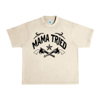 Sandshell mama tried guns Urban Heavy Tee - linhVisuals