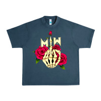 Midnight Navy motionless in white Urban Heavy Tee - linhVisuals