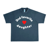Midnight Navy funny 2nd second child   daughter for 2nd favorite kid sweatshirt Urban Heavy Tee - linhVisuals